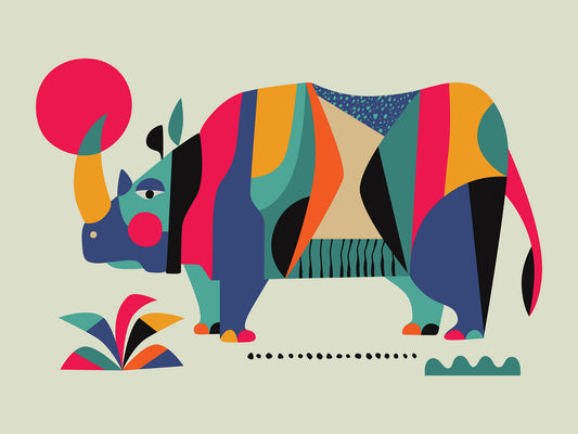 Rhino Art Print (Digital file only)