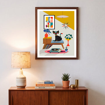 Record Player Art Print