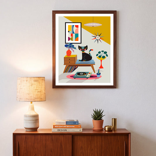 Record Player Art Print